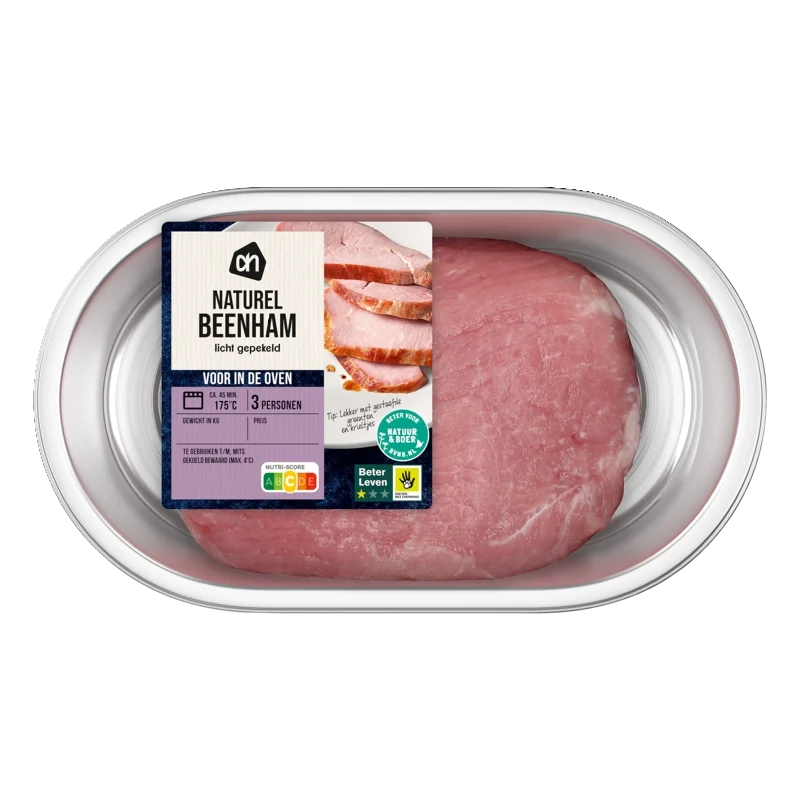 Voor in de oven beenham naturel