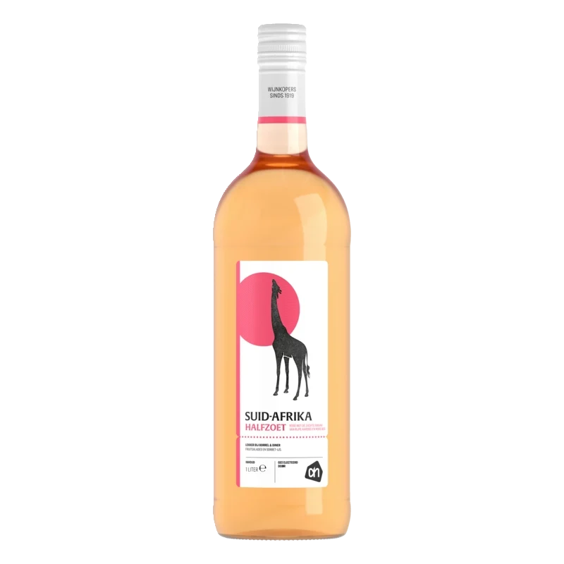 Vol & halfzoete Zuid-Afrikaanse rosé