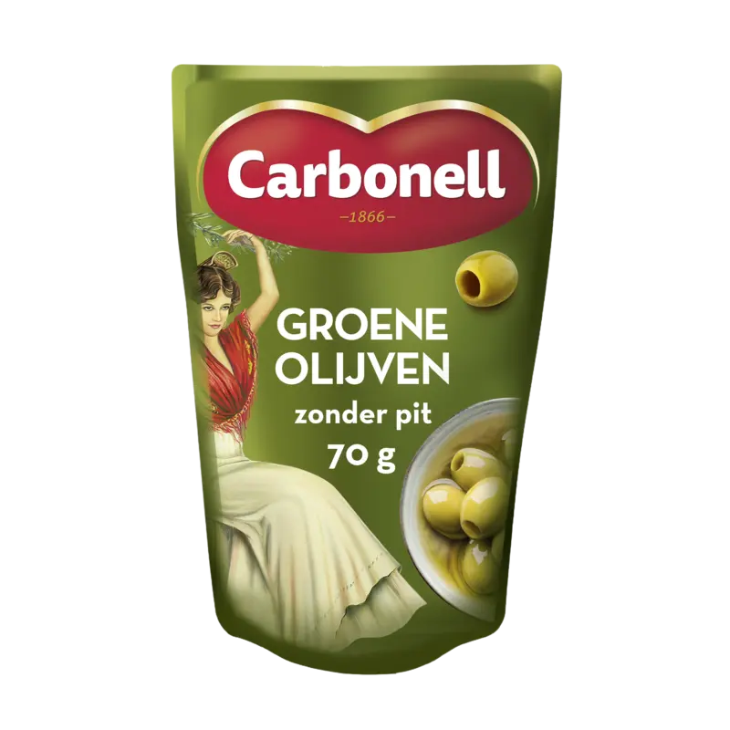 Carbonell Groene olijven zonder pit