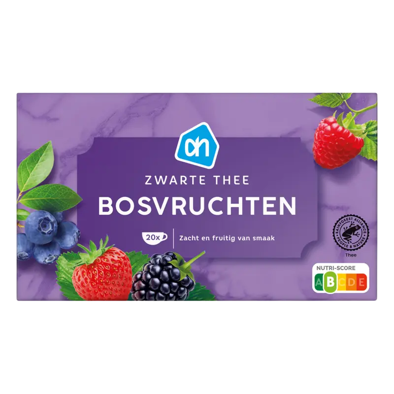 Zwarte thee bosvruchten