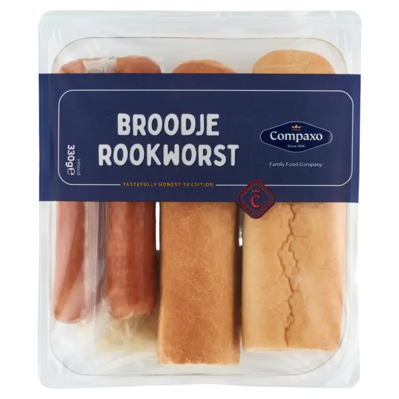 Compaxo Broodje rookworst