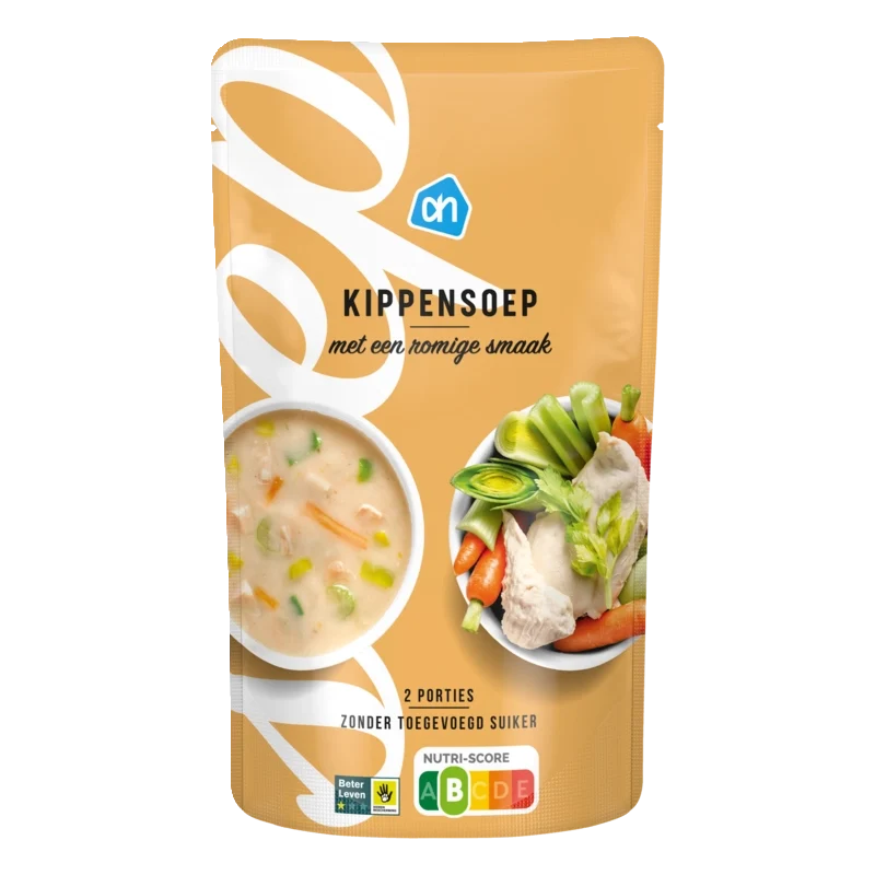 Romige kippensoep