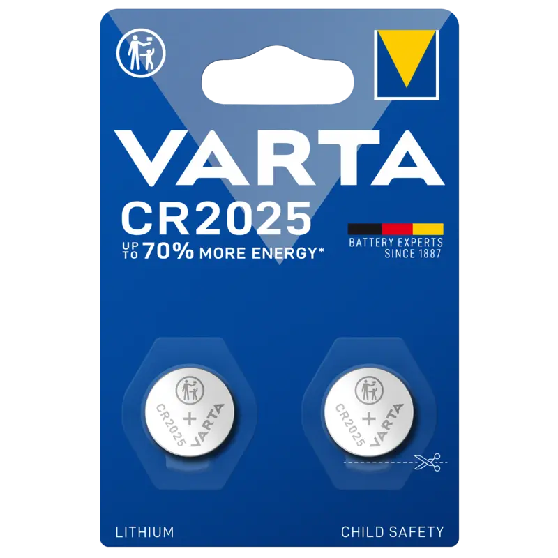 Varta Knoopcelbatterij lithium CR2025