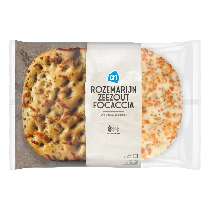 Rozemarijn zeezout focaccia