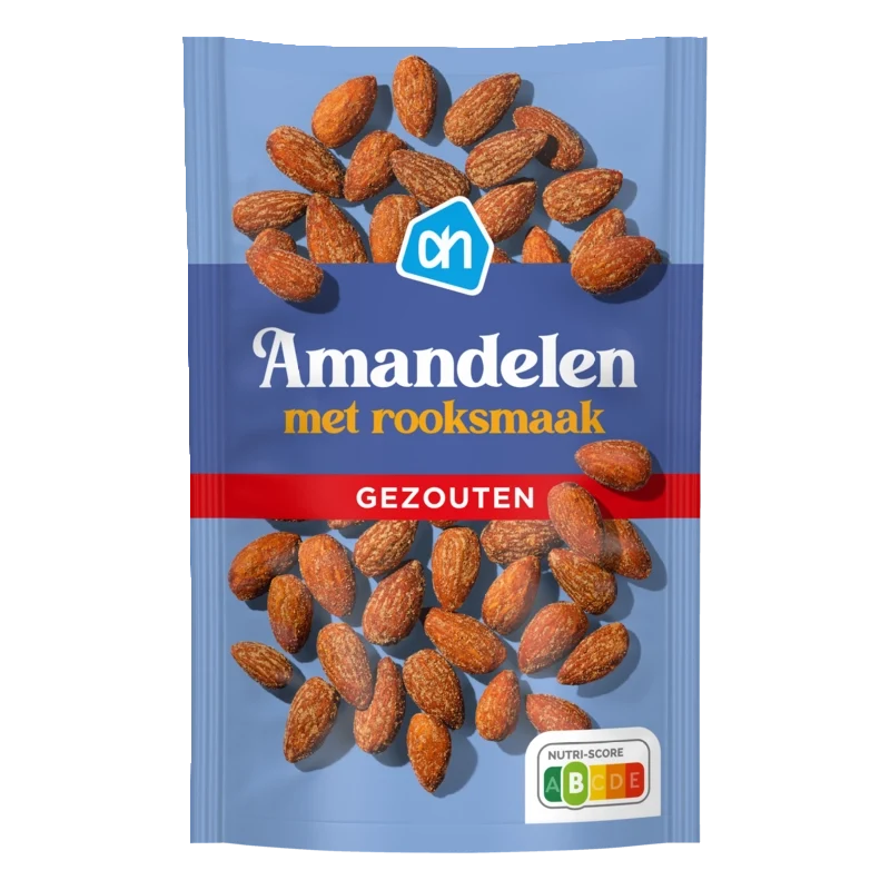 Amandelen met rooksmaak gezouten