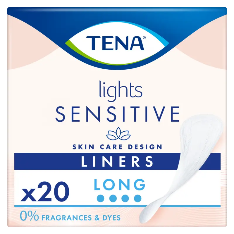 Tena Lights sensitive long inlegkruisjes