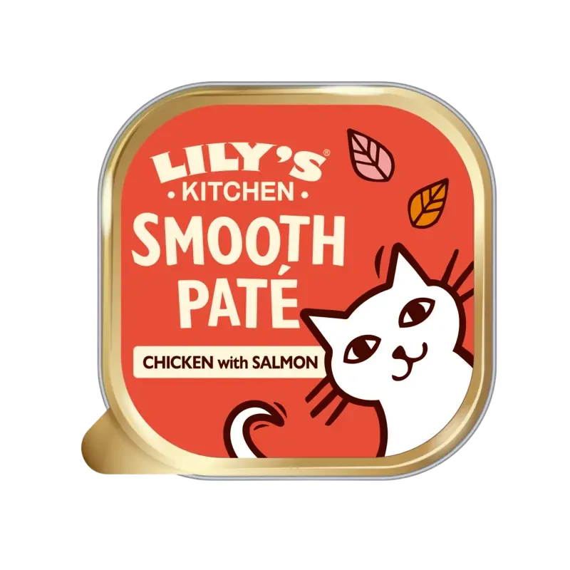 Lily's Kitchen Gladde paté met zalm & kip met garnalen