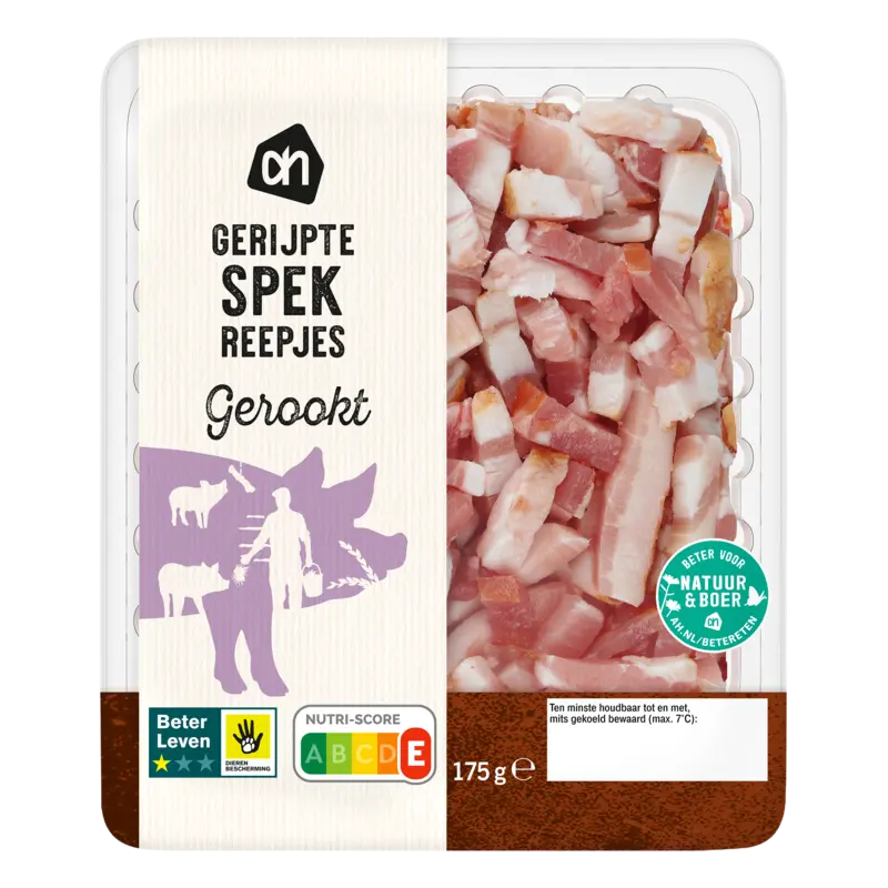 Drooggezouten spekreepjes