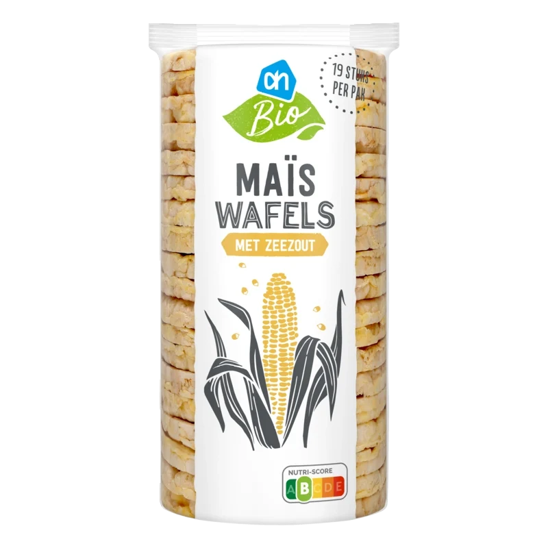 Biologisch Maiswafels met zeezout
