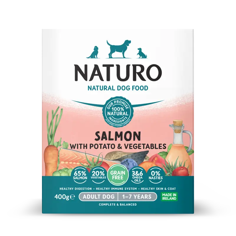 Naturo Zalm en aardappel voor de hond