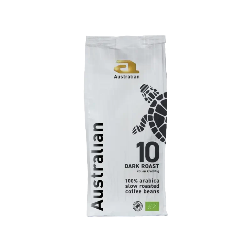Australian Organic dark roast koffiebonen