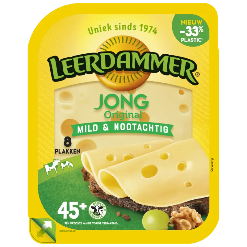 Leerdammer Original jong 45+ plakken