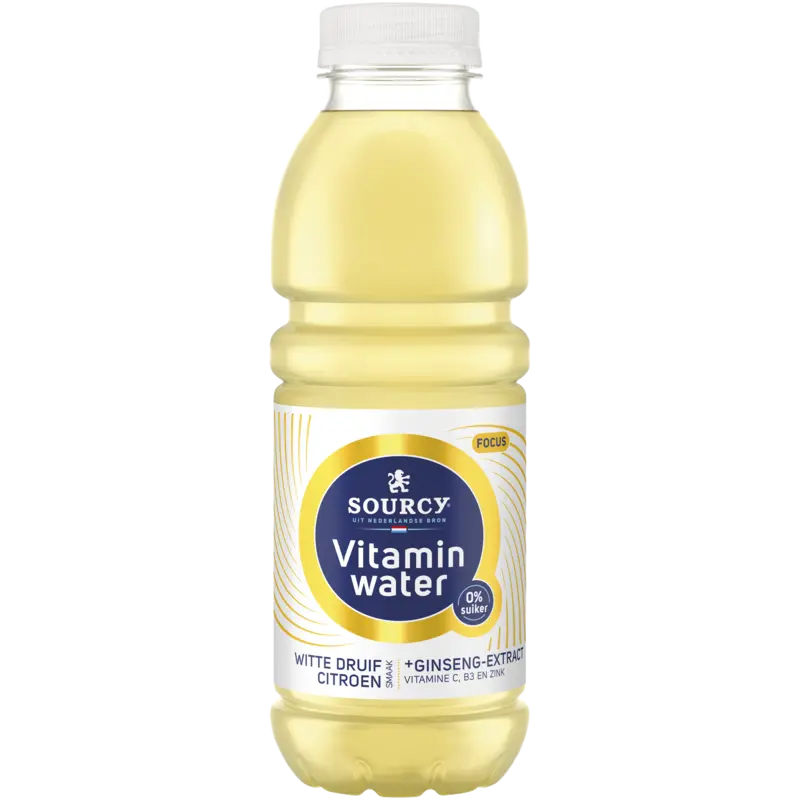 Sourcy Vitaminwater witte druif citroen