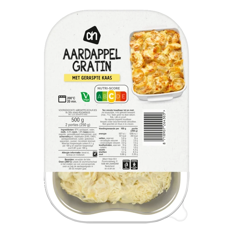 Excellent Aardappelgratin naturel