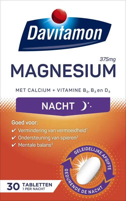 Davitamon Magnesium tabletten voor de nacht