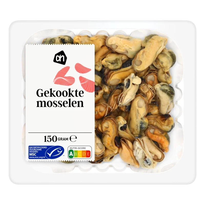 Gekookte mosselen