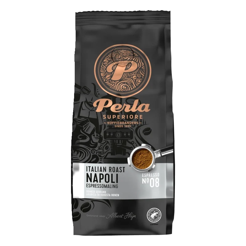 Perla Superiore Italian roast Napoli espressomaling