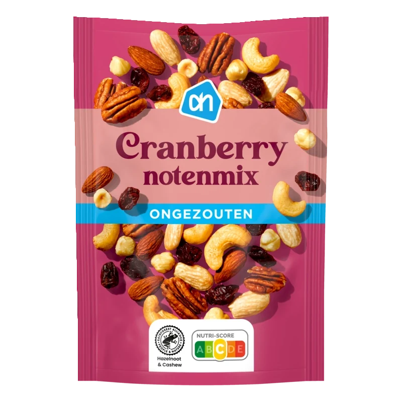 Cranberry notenmix ongezouten