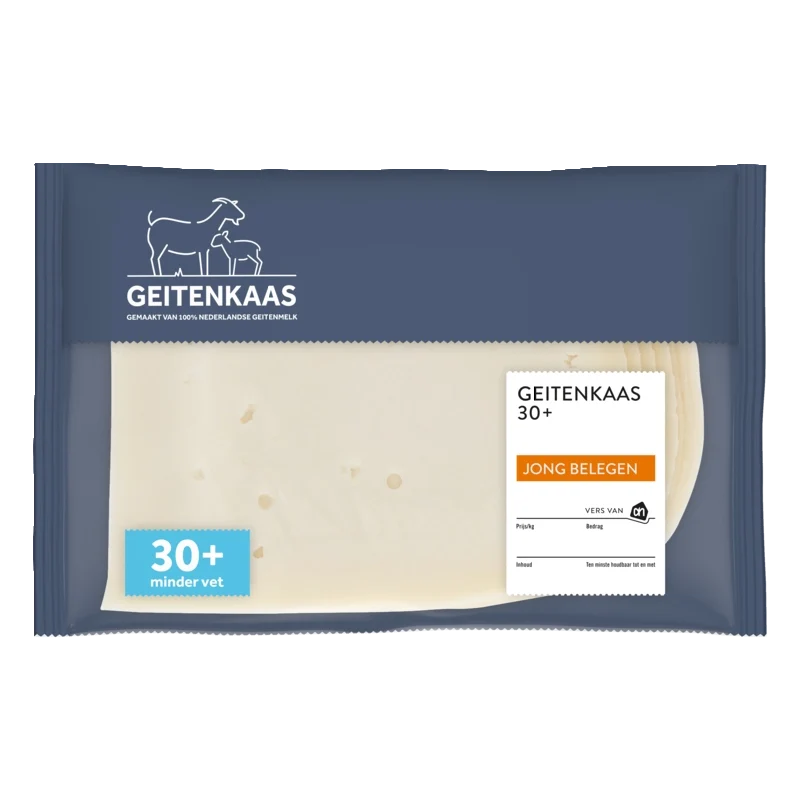 Geitenkaas jong belegen 30+ plakken