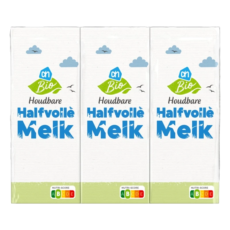 Biologisch Houdbare halfvolle melk 3-pack