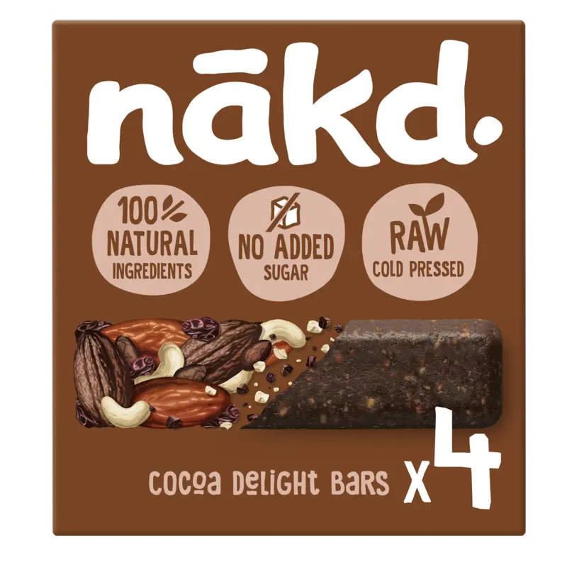 Nakd. Cocoa delight bars