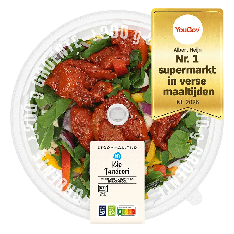 Stoommaaltijd kip tandoori