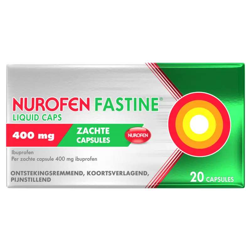 Nurofen Fastcaps 400mg zachte capsules