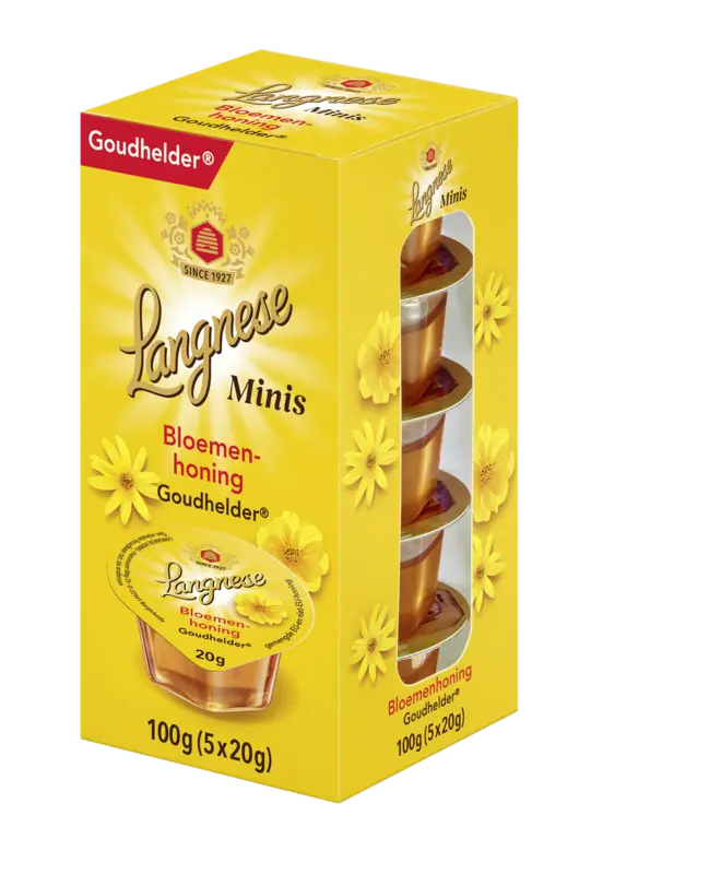 Langnese Goudhelder bijenhoning minis