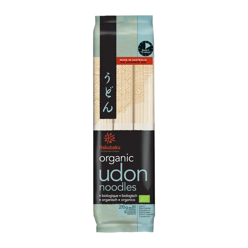 Hakubaku Organic udon noodles