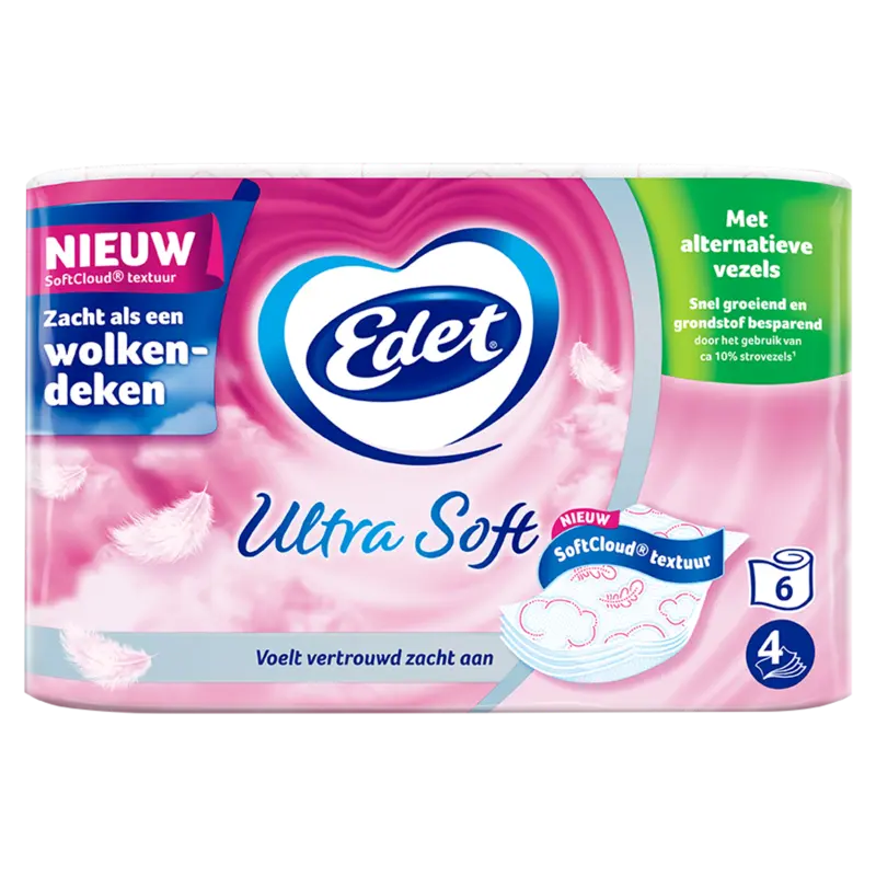 Edet Ultra soft 4-laags toiletpapier