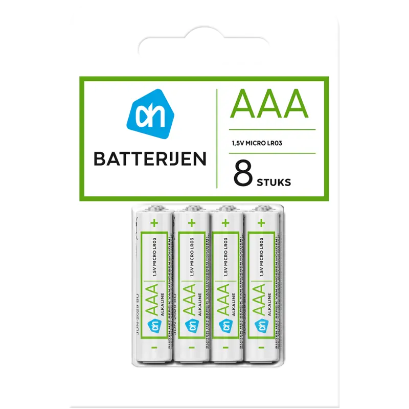 AAA 1,5V batterijen