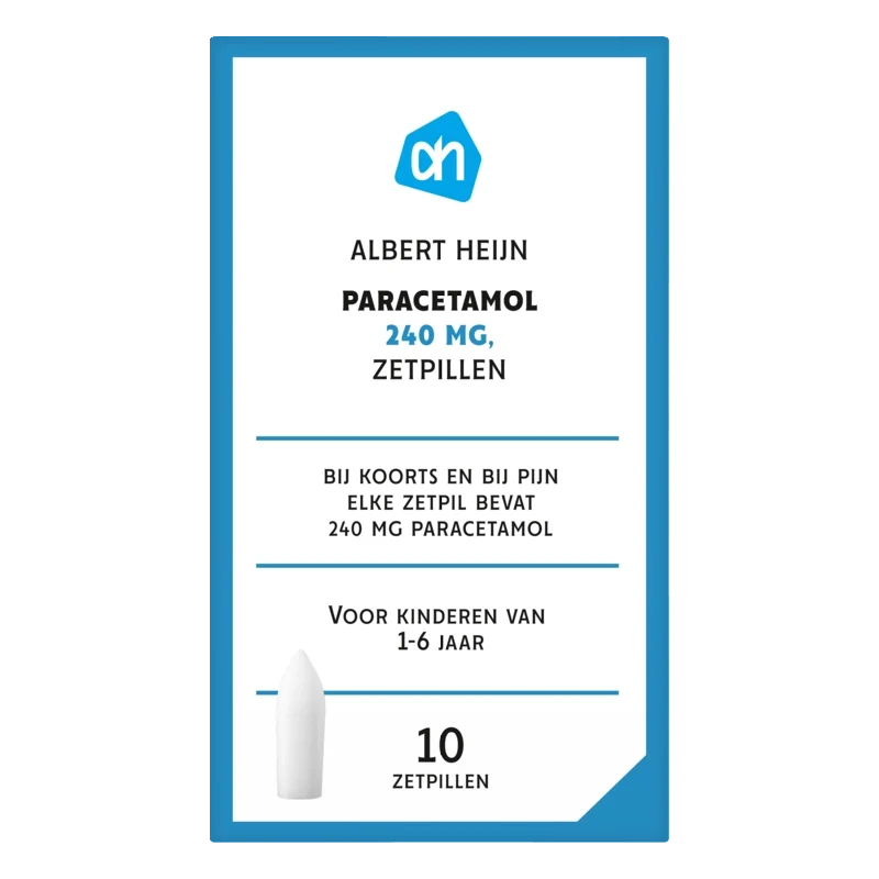 Paracetamol zetpillen 240mg
