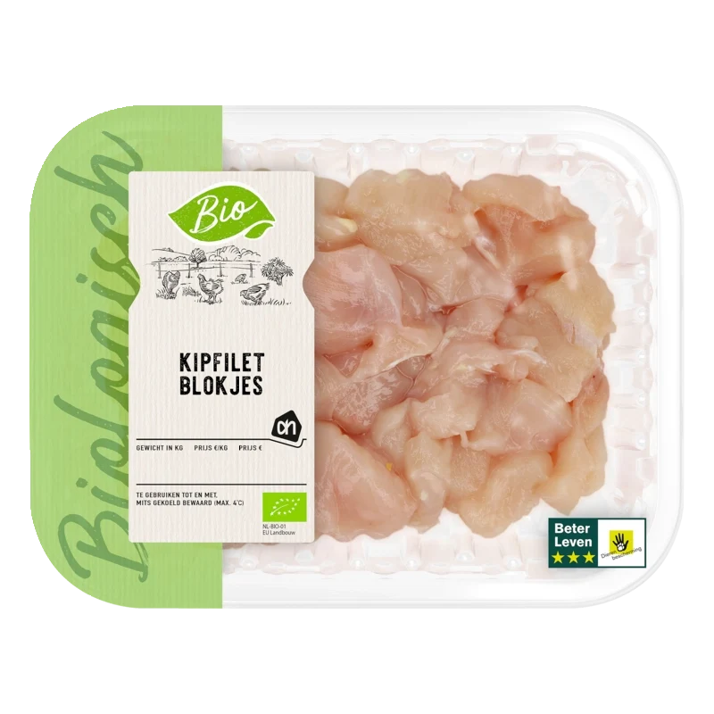 Biologisch Kipfiletblokjes