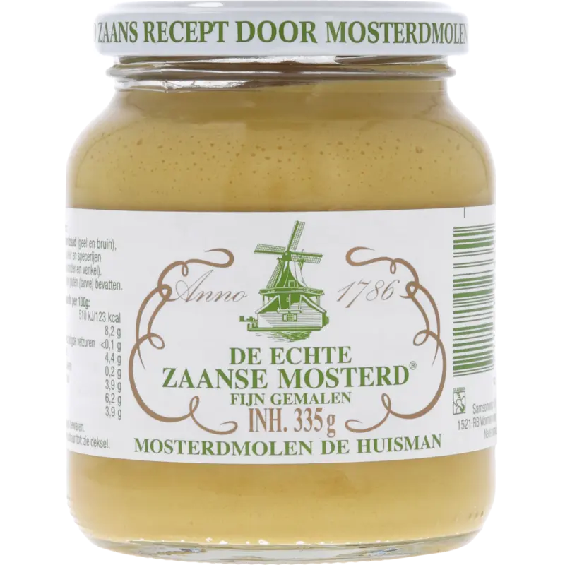 De Huisman Zaanse mosterd fijn gemalen