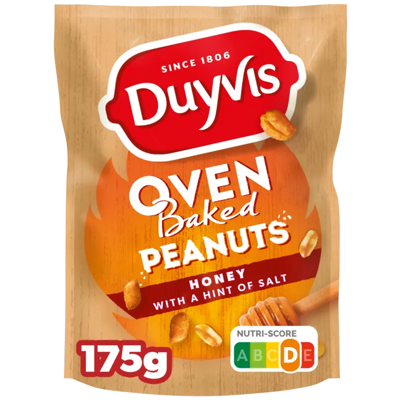 Duyvis Oven baked peanuts honey salt