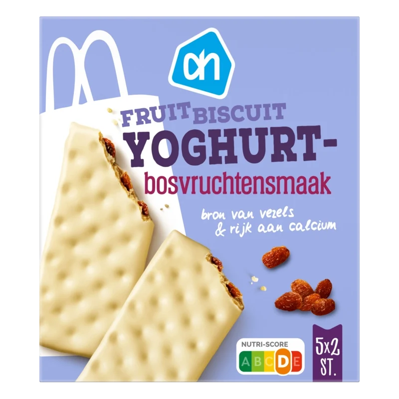 Fruitbiscuit yoghurt bosvruchtensmaak