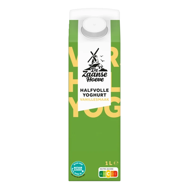 De Zaanse Hoeve Halfvolle yoghurt vanillesmaak