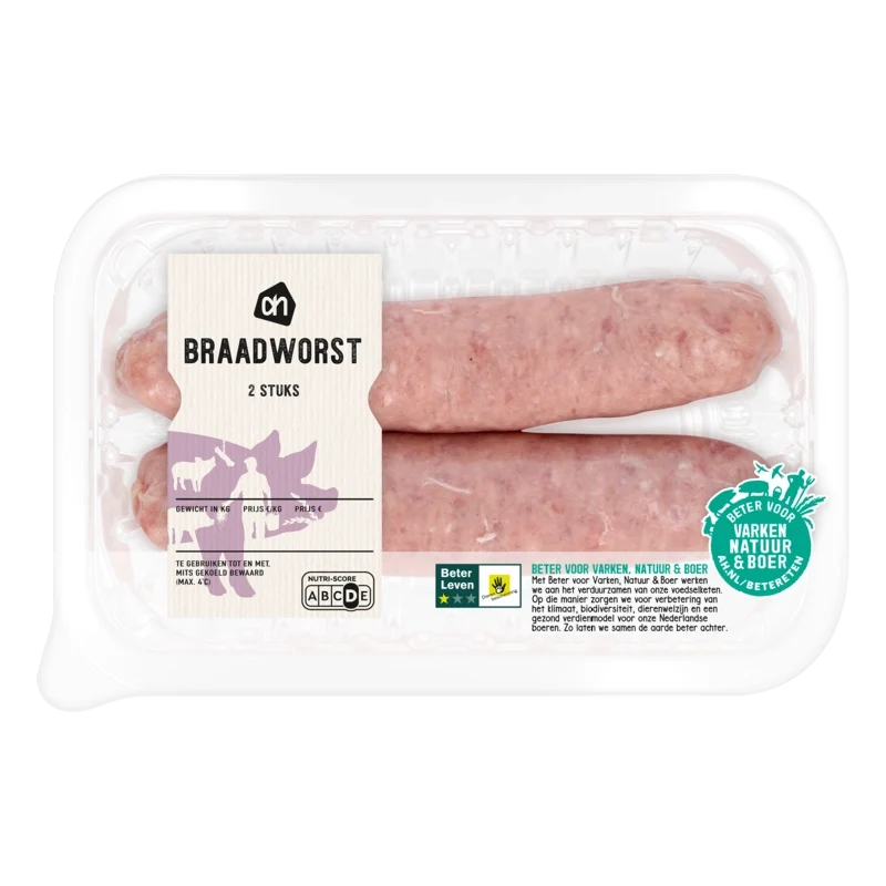 Braadworst 2 stuks