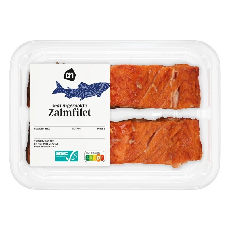 Warmgerookte zalmfilet