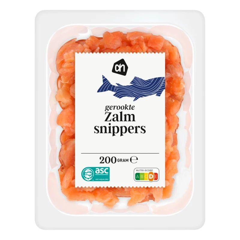 Gerookte zalmsnippers