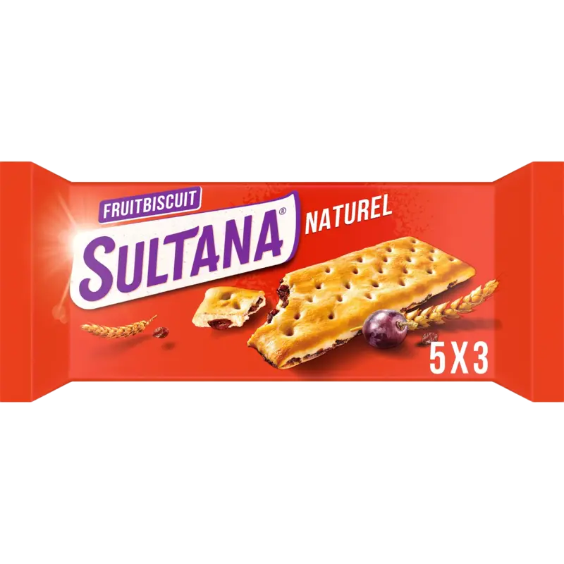 Sultana Fruitbiscuit naturel