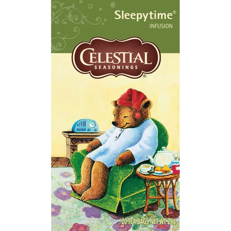 Celestial Seasonings Sleepytime tea infusion