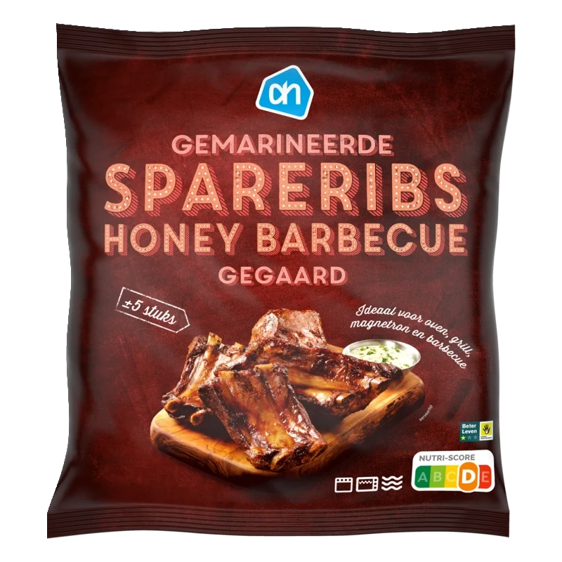 Voorgegaarde spareribs