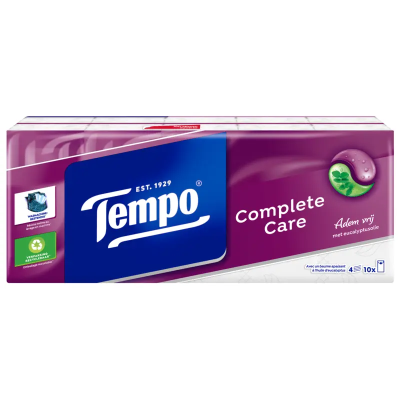 Tempo Complete care 4-laags zakdoeken