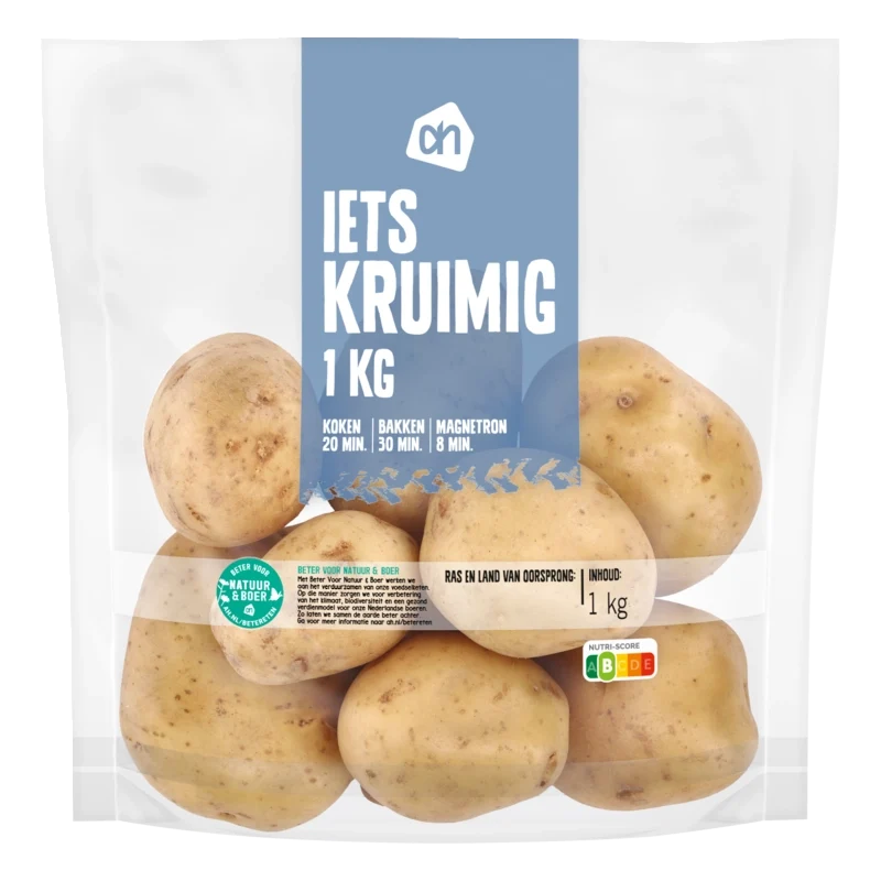Iets kruimige aardappelen