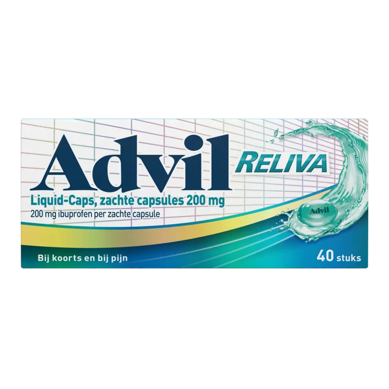 Advil Reliva liquid-caps 200mg ibuprofen