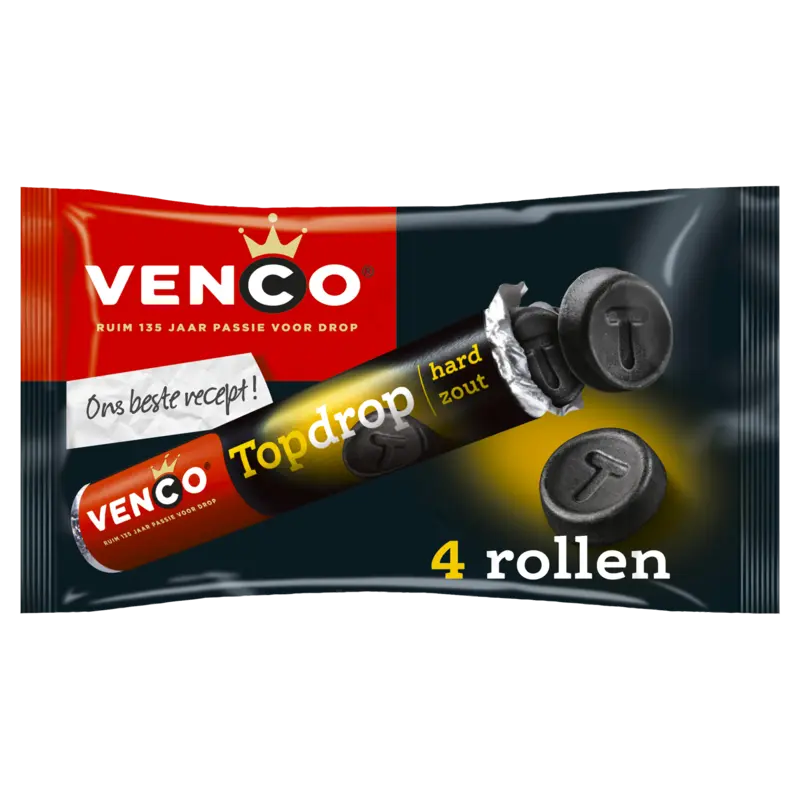 Venco Topdrop hard zout 4-pack