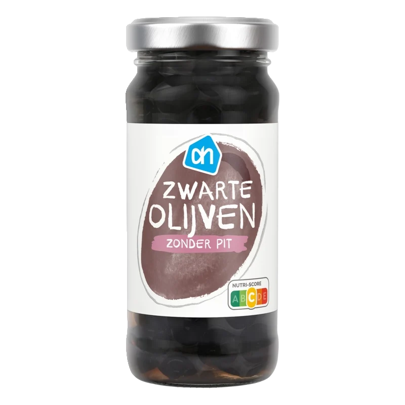 Zwarte olijven zonder pit