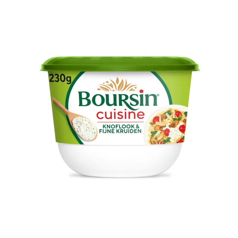 Boursin Cuisine knoflook & fijne kruiden