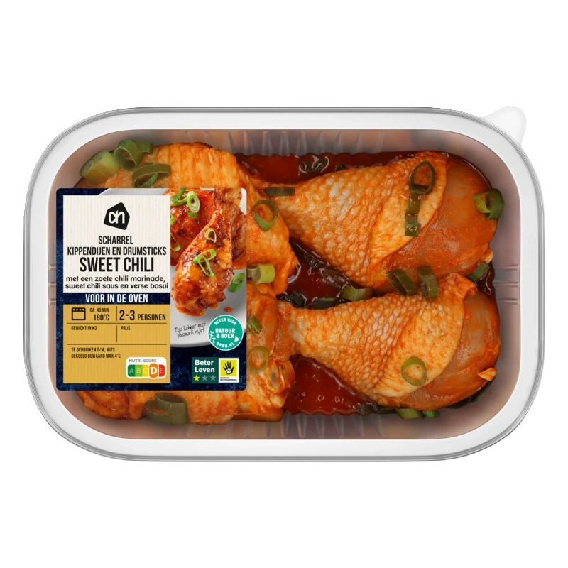 Voor in de oven scharrel kip sweet chili